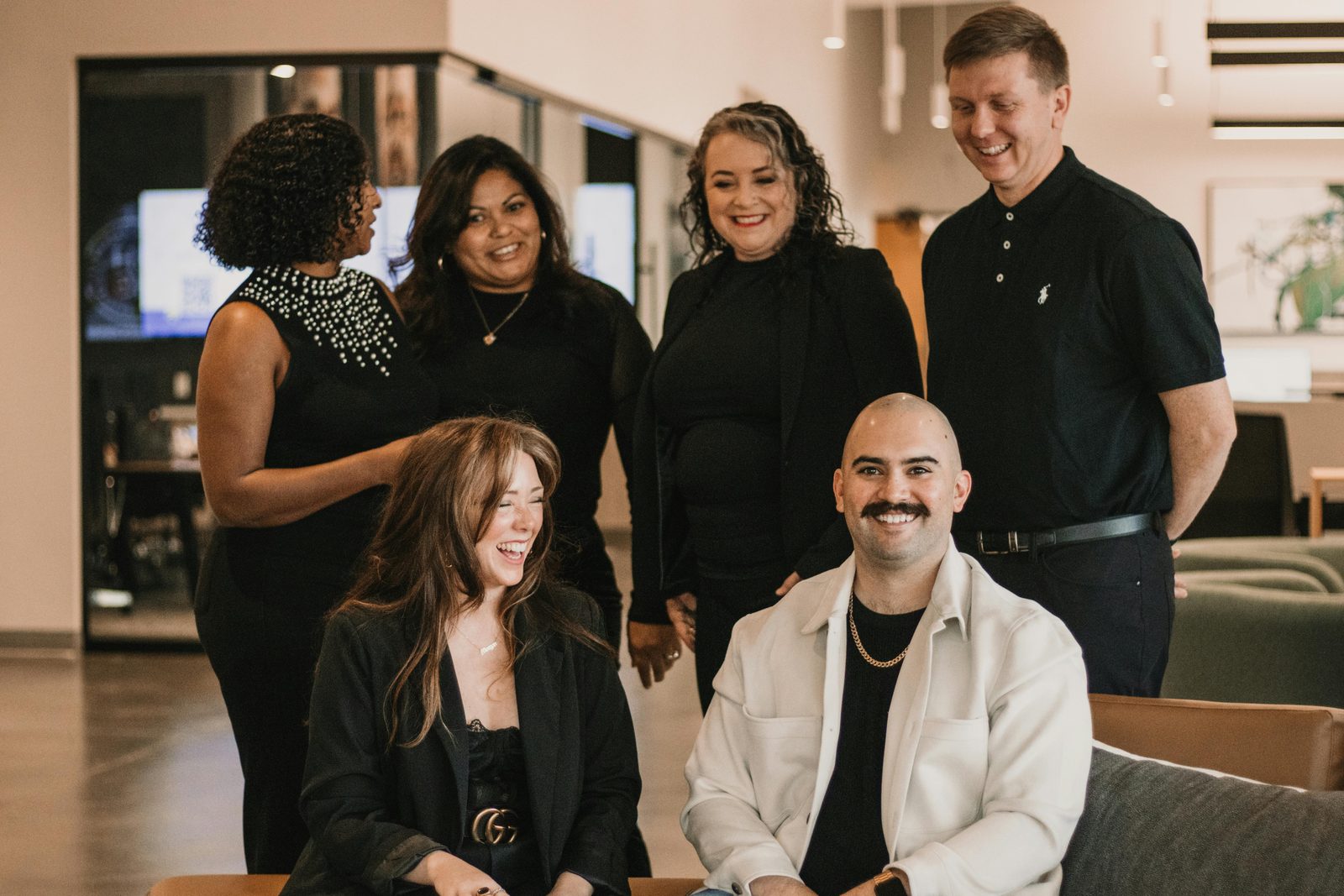 Professional team in a modern office